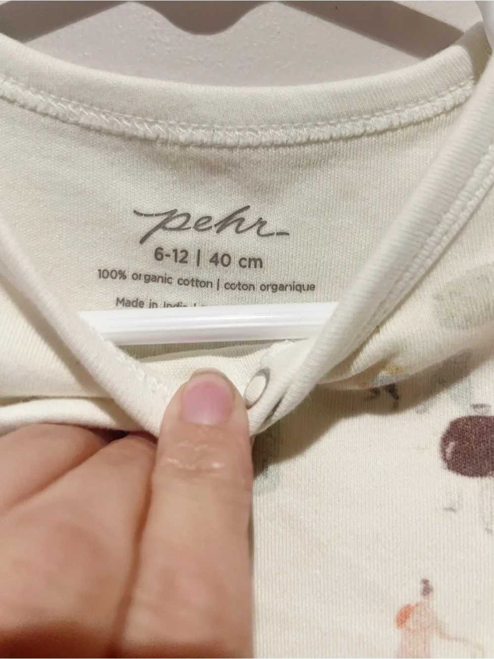 Pehr Explore the World Organic Cotton Wrap Bodysuit